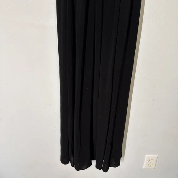 Vintage 90s Chic Whimisigoth bcbg black halter dress long gown womens size small - Picture 8 of 9